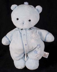 Carters Just One Year JOY Teddy Bear Stars Musical Plush Lovey